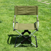 Chaise de Réalisateur Pliante en Alliage d'Aluminium, Chaise de Réalisateur Portable Pliante pour Camping en Plein Air avec Porte-Gobelet 4,1 kg