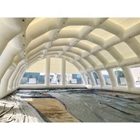 Tente dôme grande taille personnalisée couverture de piscine gonflable à bulles transparentes dôme pour l'hiver