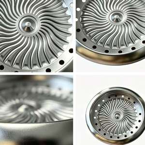 Aluminum Shisha Charcoal Holder Round Hookah Coal <b>Tray</b> <b>Mirror</b> Finish Luxury Smoking Accessory for Bar Travel - Product Image 6