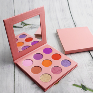 Palette di ombretti altamente pigmentati 9 tonalità Matte e shimmer Palette per il trucco ombretto impermeabile a lunga durata - Product Image 4