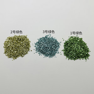 ทรายตกแต่ง Hongzun สำหรับงานฝีมือ DIY ของตกแต่งพลาสติกทำมือ 500 กรัม สีเทา สีเงิน สีทอง - Product Image 5