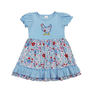 ชุดเด็กผู้ชายขายส่งคุณภาพสูง เสื้อยืดแขนสั้นสีน้ำเงิน กางเกงขาสั้นลายพรางมีกระเป๋า ชุดสองชิ้น - Product Image 4