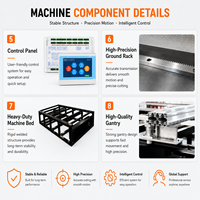 Máquina de Corte Digital DAKE 3240 para Cuero Genuino, Cuero PU, Alfombras, Telas y Tapetes para Automóviles