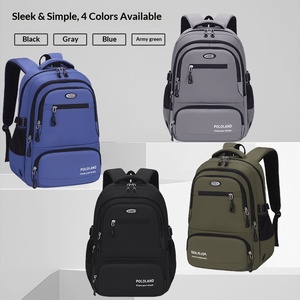 New High School College Student Nylon Waterproof Large Capacity Laptop Travel Lightweight Durable Fashion <strong>Simple</strong> <strong>Backpack</strong> - Product Image 3