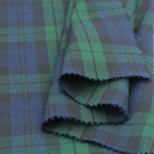 Hot bán 100% polyester kiểm tra mô hình vải màu xanh màu xanh lá cây kẻ sọc vải cho xếp li váy phù hợp với quần đồng phục học sinh - Product Image 3