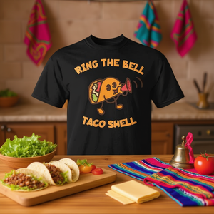 T-shirt Ring The Bell Taco Shell pour les amateurs et les créateurs de tacos - Product Image 3