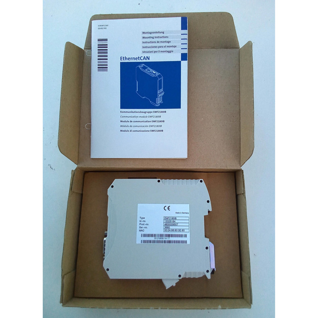 Brand New EMF2180IB Ethernet CAN Interface Module for AC Motor Automation Durable Steel and Plastic Material