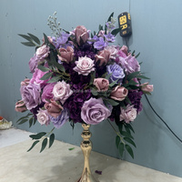 Pièce maîtresse boule de fleur artificielle de Style romantique pour la décoration de table de scène de mariage décorations de fête de mariage de taille personnalisée