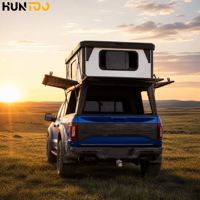 Auvent de camion en aluminium haute résistance Huntoo pour le camping en tout-terrain, coque de protection pour la benne du camion
