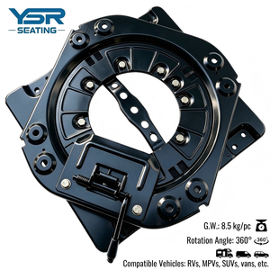 Plaque pivotante rotative à 360 degrés pour siège de <span class=keywords><strong>camping</strong></span>-<span class=keywords><strong>car</strong></span>, accessoire de ré<span class=keywords><strong>aménagement</strong></span> automobile à installation facile et rotation fluide - Product Image 4