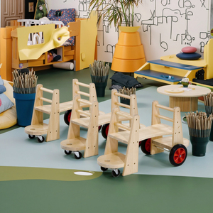 Dernier modèle de <span class=keywords><strong>tricycle</strong></span> en <span class=keywords><strong>bois</strong></span> 3 en 1 pour enfants de 2 à 3 ans, avec fonctions de sécurité, unisexe - Product Image 3