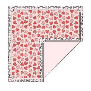 Boîte mystère de la Saint-Valentin, boutique de vêtements pour bébé en <span class=keywords><strong>bambou</strong></span>, vêtements pour bébé en <span class=keywords><strong>bambou</strong></span> à volants, couverture imprimée - Product Image 6