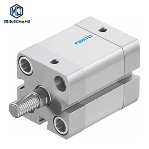 Cylindre pneumatique compact ADN-12-5-A-P-A 21287 à tige simple avec détection de position pour l'automatisation - Product Image 1
