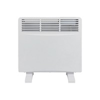 Calentador Convector Independiente Delgado Blanco de Estilo Nórdico Minimalista, Control Táctil Lateral LED, Calefacción por Convección Uniforme y Silenciosa