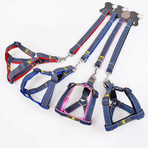 JANYO Nuevo Diseño Contraste Color Denim Cuerda Perro Correa - Product Image 2