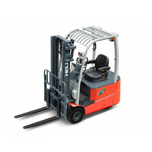 Mini chariot élévateur électrique à grappin, 3 roues, 1,6t, kit d'étanchéité, raccord de tuyau Stihl, brosse de lavage de camion, pneu plein 6-50-10 - Product Image 1