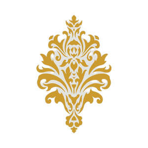 Tái Sử Dụng 11.7x8.3in Damask Hoa Allover Mô Hình <span class=keywords><strong>Stencil</strong></span> Cho Tường Đồ Nội Thất Gỗ Giấy-Vật Liệu Vật Nuôi - Product Image 1