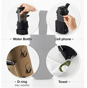 Durable Magnetic <b>Water</b> <b>Bottle</b> Holder Built-in Magnet for Easy Attachment to Exercise Equipment Magnetic <b>Bottle</b> Carrier - Product Image 3