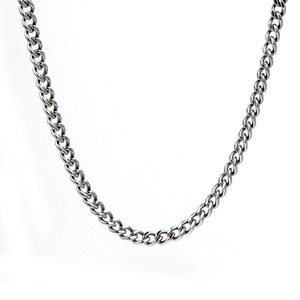 Cadena de bicicleta de titanio de 5mm de ancho, pulsera TIZTI, collar, cadena colgante con cierre de langosta de acero inoxidable, joyería para hombres - Product Image 5