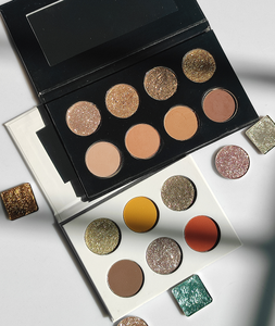 Chất lượng cao tùy chỉnh trang điểm <span class=keywords><strong>Eyeshadow</strong></span> <span class=keywords><strong>Palette</strong></span> lâu dài làm cho thương hiệu của riêng bạn mỹ phẩm Sparkle kim loại <span class=keywords><strong>Eyeshadow</strong></span> - Product Image 2