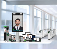 Lecteur de cartes RFID à reconnaissance faciale basé sur Linux TCP/IP BOWE A3-8396, lecteur d'empreintes digitales, code QR, accès par écran tactile 5 pouces, alarme, I/O, détection de mouvement