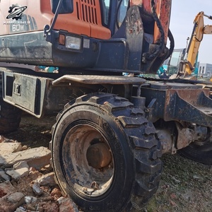 Excavadora de Ruedas Doosan DX60W de Segunda Mano, 6 Toneladas, Usada, Motor Yanmar de Alta Eficiencia, Bomba Hidráulica y Motor - Product Image 5