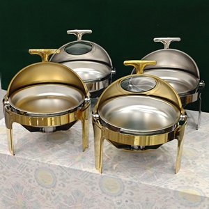 Sang Trọng Sưởi Ấm Khách Sạn Ăn Sáng Bếp Thép Không Gỉ Tự Phục Vụ Ăn Uống Tự Chọn Với Đầy Đủ Lật Thiết Kế - Product Image 2