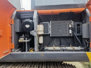 Excavatrice sur chenilles hydraulique Hitachi ZX200 d'occasion multifonctionnelle de 20 tonnes, modèles ZX120, ZX200, ZX300, en bon état - Product Image 6