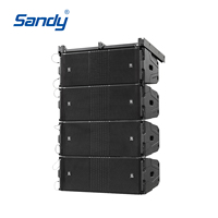 Système de sonorisation Sandy Audio, enceintes line array de 12 pouces, ensemble complet d'enceintes DJ avec enceinte de monitoring pour concert