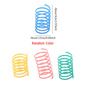 Giocattolo per animali domestici di colore 4 giocattoli di plastica colorati per gatti giocattoli interattivi per gatti animali domestici - Product Image 3