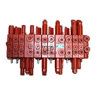 Válvula de Control Hidráulico Principal para Excavadora Kubota U15 U17 U20 U25 U30 221477-01 219971-01 210287-01 para Conjunto de Válvula Hidráulica