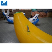 Bateau banane gonflable flottant, balançoire aquatique, jeu interactif pour parc aquatique