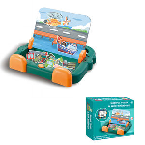 Papan tulis Puzzle magnetik multifungsi, mainan pendidikan dini anak-anak, papan gambar 2 dalam 1 terlaris - Product Image 4