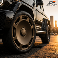 Jantes forgées CF 5x130 84.1, finition bronze neuve, concaves, en alliage d'aluminium 6061-T6, pour SUV de luxe tout-terrain W463 G63 AMG sur mesure
