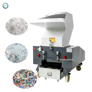 Máquina trituradora de plástico pequena trituradora de resíduos de plástico Pe Pp Pvc Máquina de reciclagem