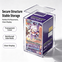 Boîte de présentation en acrylique transparente pour One Piece TCG EB-04 Booster Box, protection UV, boîte de protection pour cartes de collection