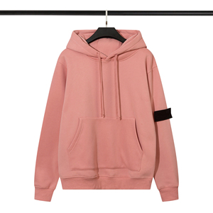 <span class=keywords><strong>Sweat</strong></span> à <span class=keywords><strong>capuche</strong></span> en polaire avec badge en pierre pour l'automne et l'hiver, style mode pour les amoureux, marque de vêtements pour hommes - Product Image 6