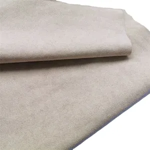 Çevre dostu Pu deri malzemeler geri dönüşümlü süet kumaş yüksek kalite mikrofiber süet deri araba koltukları kanepe mobilya ayakkabı için