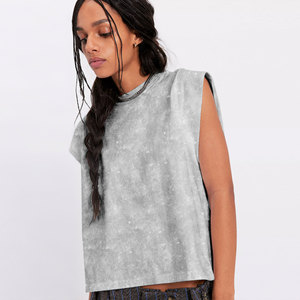 Nuovi Arrivi Estivi Trendy Europei e Americani: Top Senza Maniche con Collo Tondo, Vestibilità Comoda e Casual per Donne - Product Image 5