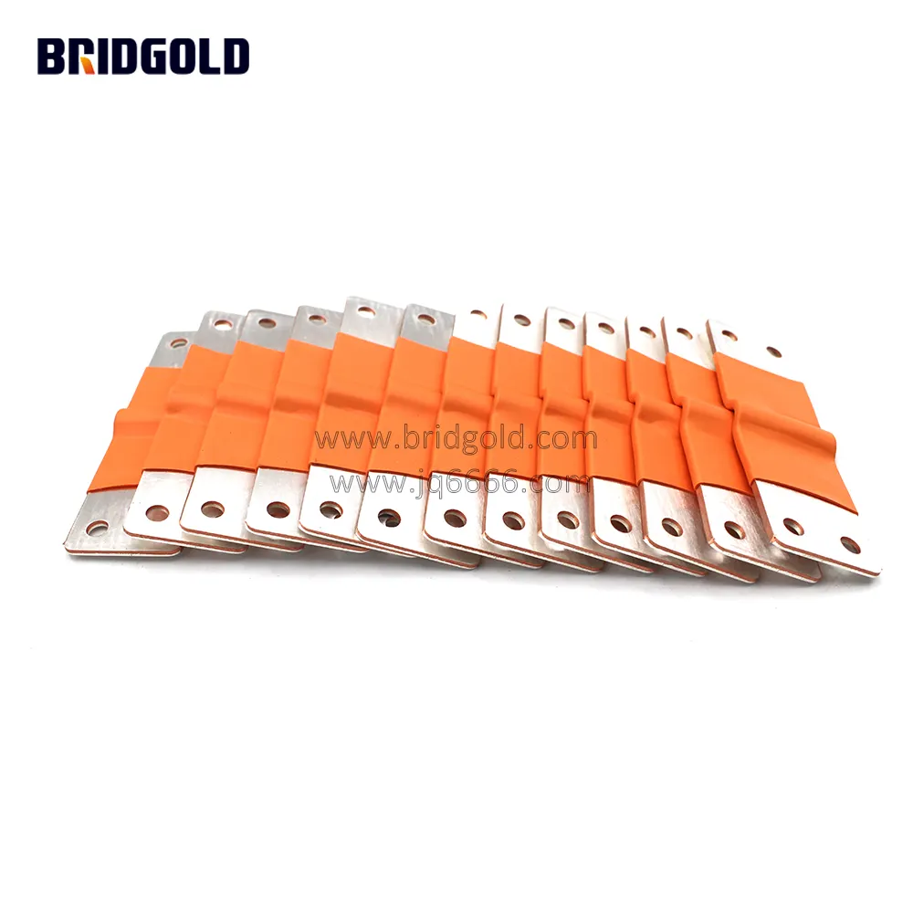 C11000 electrical shunt flexible copper busbars for lithium ion batteries 100A