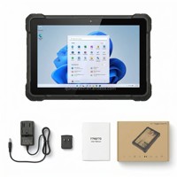 Tablettes robustes d'extérieur OEM 10 pouces Win10 Intel N4120/J4105 8 Go 128 Go IP67 étanches Quad Core, Mini PC Windows pour Windows 11 Pro