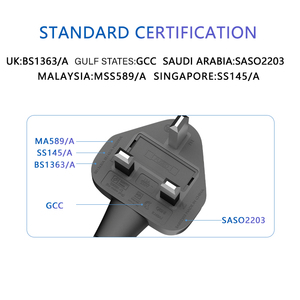 Plug <strong>Power</strong> <strong>Cable</strong> C5 3 Pin13a Uk Bs Plug Top With Fused Household Appliances Cord Pc Laptop <strong>Computer</strong> Monitor Ac <strong>Power</strong> Cord - Product Image 3