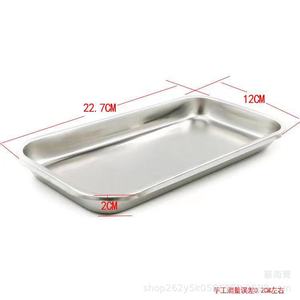 Bandeja de Desinfección Quirúrgica Dental de Acero Inoxidable 304 para Hospitales, Clínicas y Departamentos Dentales - Resistente al Yodo - Product Image 1