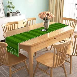 Chemin de table de football américain imprimé, football américain pour garçon, fête d'anniversaire sur le thème du sport, style ferme, en provenance de Chine - Product Image 5