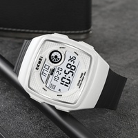 Montre-bracelet carrée étanche SKMEI 2208, mode, vente en gros, pour hommes, Relojes, numérique, sport, double heure, chronographe électronique, montre à aiguilles