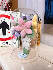 Ramo de Peluche Estilo JC, 31 cm, Base Ponderada, Alta Densidad, Plantas Cortas Mixtas, Animal Crossing, Regalo de San Valentín/Qixi - Product Image 2