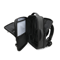 Sac à dos pour ordinateur portable imperméable pour homme, 15 pouces, avec logo personnalisé, élégant et pratique pour le travail et les voyages