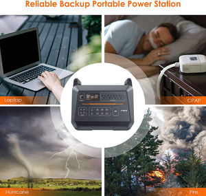 สถานีไฟฟ้าพกพา 2000W แบตเตอรี่ลิเธียม ชาร์จเร็ว AC DC USB  เครื่องกำเนิดไฟฟ้าพลังงานแสงอาทิตย์ - Product Image 4
