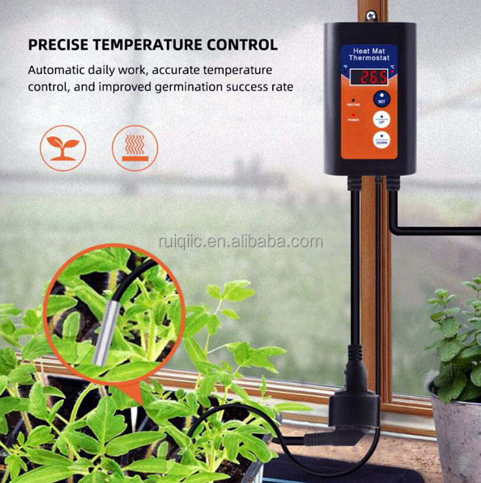 Tapete Térmico Para Plantas BN-LINK 25x52cm Com Termostato Digital - Ideal Para Germinação