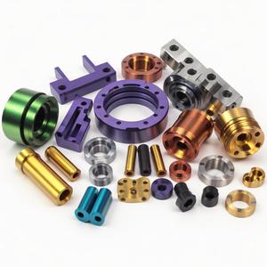 High Precision 6061 6063 Aluminum Cnc Lathing Parts Customized Anodized Metal CNC Turning Machining <strong>Accessories</strong>
